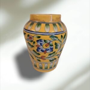 Pottery Flower Vase with Handles